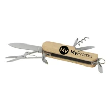 Pocket knife | beech wood & stainless steel | 7 functions