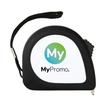 Maßband | Metall und Gummi | 2 m | Mit Handschlaufe und Gürtelclip