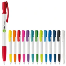 Balpen | ABS | Blauwe inkt | Hardcolour afwerking