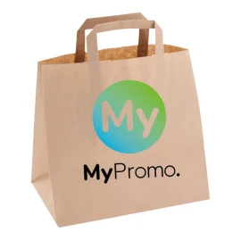 Paper bag | 70g/m² | 26x17x25cm | FSC certified | Made in Europe