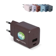 Fresh 'n Rebel Mini-Ladegerät | ABS | USB + USB-C | 30W USB-C Stromversorgungsanschluss