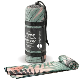 Toalla de playa | 100x180 cm | Microfibra 200g/m² | Con bolsa