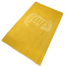 Serviette de plage sur mesure | Coton recyclé 400g/m² et rPET | 100x160 cm | Fabriquée en Europe