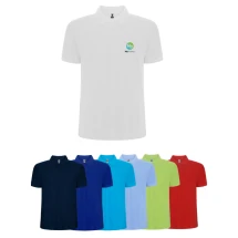 Roly Polohemd | Baumwolle 190 g/m² und Polyester | Für Kinder | Kurzarm | Mit 3-Knopf-Leiste