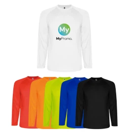 Roly sports t-shirt | Polyester 150 g/m² | For men | Technical long-sleeve