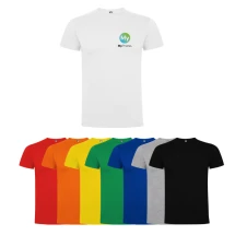 Roly t-shirt | Cotton 165 g/m² | For men | Short-sleeve | With 4-layer crew neck