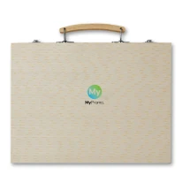 Artist's set | Wood | 28x21x4,2cm | 66 pieces