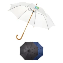 Medium Paraplu | Houten handvat | Polyester | 23 inch | Goedkoop