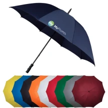 Impliva Golf-Regenschirm | Glasfasergestell & Polyester-Pongee | Ø130cm | Manuell | Winddicht