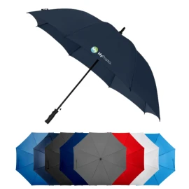 Impliva Golf-Regenschirm | Glasfasergestell & Polyester-Pongee | Ø120cm | Automatisch | Winddicht
