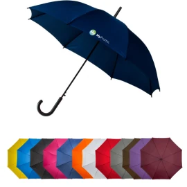 Impliva umbrella | Plastic handle & polyester pongee | Ø102cm | Automatic | Windproof