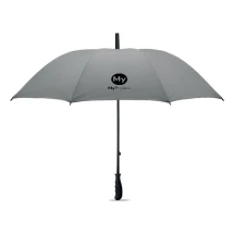 Autoopen Medium Regenschirm | 23 Zoll | Reflektierendes Polyester | Premium