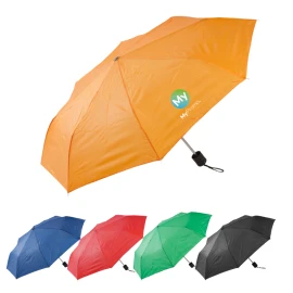 Ombrello pieghevole | 98 cm | Manica di colore abbinato | 170T poliestere | Economico