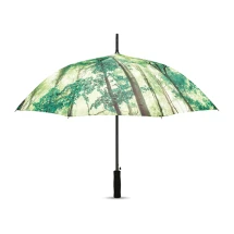 Automatischer Regenschirm | 23" | Pongee und Fiberglasrahmen | 8 Paneele | Winddicht | Vollständig anpassbar