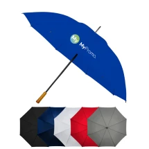 Impliva Golfschirm | Fiberglasgestell und Polyester | Ø 130 cm | Manuell