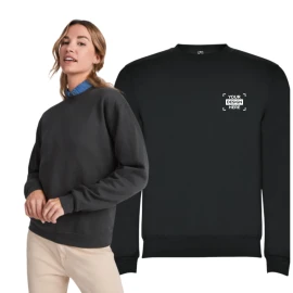 Pull col rond Roly | Coton & polyester | 280 g/m² | Unisexe