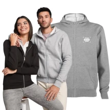 Veste à capuche Roly | 50% coton & 50% polyester | Poches kangourou | Unisexe