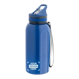 Sports bottle | PETG | 1230 ml | Internal straw | Suitable for cold drinks