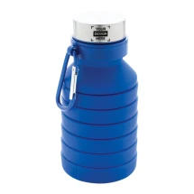 Gourde pliable | Silicone | 550ml | Avec mousqueton | Gain de place 50%