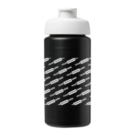 Flip lid sport bottle | Plastic | 500ml | With integrated finger grip
