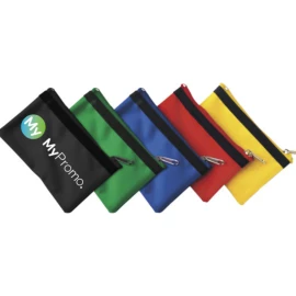Sleutel portemonnee | Nylon | Met metalen ring en rits