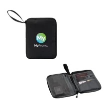 BrandCharger Reisegeldbörse | Polyester und rPET | 24.5x17.5x3 cm | Wasser- und schmutzabweisende Außenseite