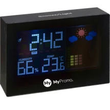 Digitaal weerstation | Plastic Met klok