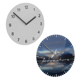 Wall clock | Acryclic | 240mm | Made in the Netherlands | Full color print