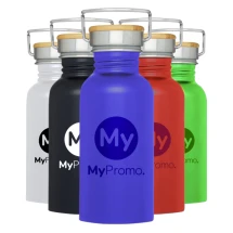 Drinking bottle with screw cap | Stainless steel | 550 ml | Many colours