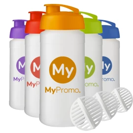 Shaker bottle | HDPE Plastic, PP Plastic | 500 ml