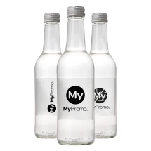 Kleine fles mineraalwater | Glas | 330 ml | Full colour