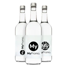 Glazen fles mineraalwater | 750 ml | Full colour