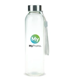 Water bottle | Glass | 500 ml | With strap
