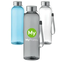 Waterfles | Tritan | 500 ml | Deksel met roestvrijstalen handvat