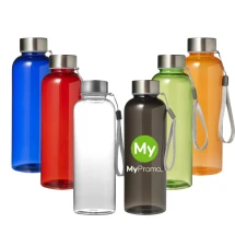 Waterfles | Tritan & roestvrij staal | 500 ml | Met polskoord