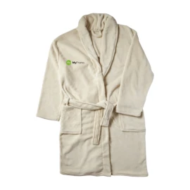 Albornoz | Felpa | Talla L/XL | Bolsillos frontales | Incluye cinturón con presilla
