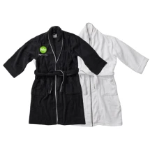 Badjas | 100% katoen | Maten S / M | Brede kraag | Luxe