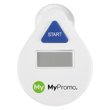 Minuteur de douche numérique | Minuterie | Bouton de démarrage et d'arrêt intuitif | Plastique ABS