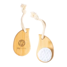 Face cleaning brush | Wood & natural cuttings | Ergonomic handle