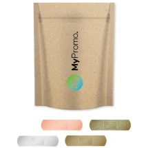 Set van 10 pleisters | Gerecycled papier | 4 pleisteropties | Alleen in volledige kleur op de tas | Levertijd: 4-5 weken