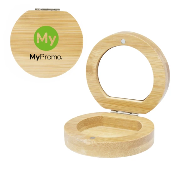 Zakspiegeltje | Bamboe | Compact | naturel