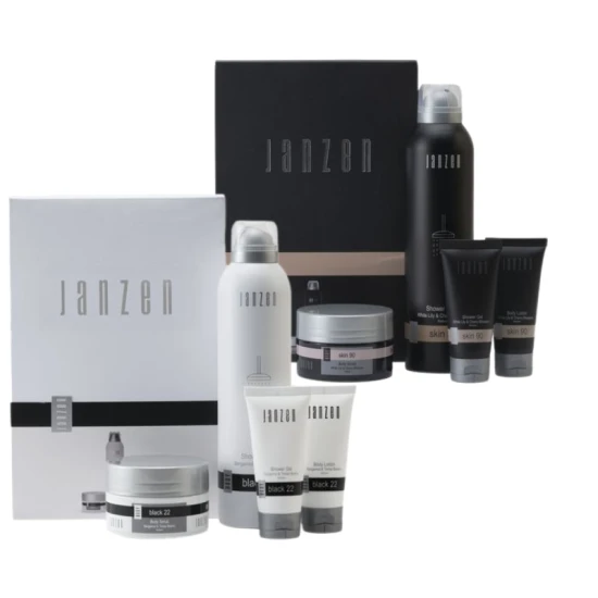 Janzen gift set S | 4 body products | Different scents | High quality | Made in the Netherlands | Body black 22