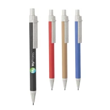 Gerecycleerde balpen | Karton en tarwestro | Goedkoop