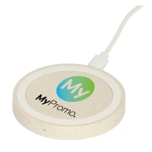 5W draadloze oplader | Tarwe stro Kunststof & PP Kunststof | Duurzaam