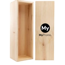 Wine box | Wood | 340x90x95mm | Dutch model | Carpenter's lid | Budget | Single