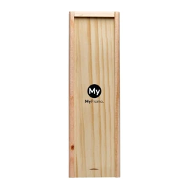 Wine box | Wood | Sliding lid | 1 compartment | Made in Europe
