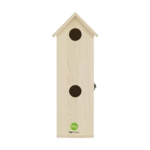 Wijnkist 2-in-1 | Gecertificeerd hout | Geschikt voor een 0,75L fles | Dubbel gebruik als vogelhuisje