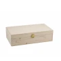 Coffret à vin | Bois | 335x89x95mm | Avec serrure et charnières | Pour 2 bouteilles | Haute qualité
