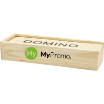 Dominospel | Houten doos | 14,7 x 5,0 x 2,8 cm