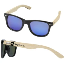 Lunettes de soleil | Bambou et plastique | Verres polarisants bleus
